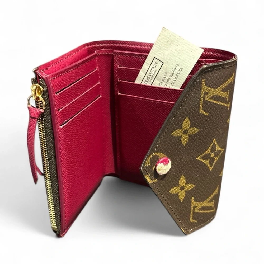 Louis Vuitton Brown and Gold Monogram Wallet